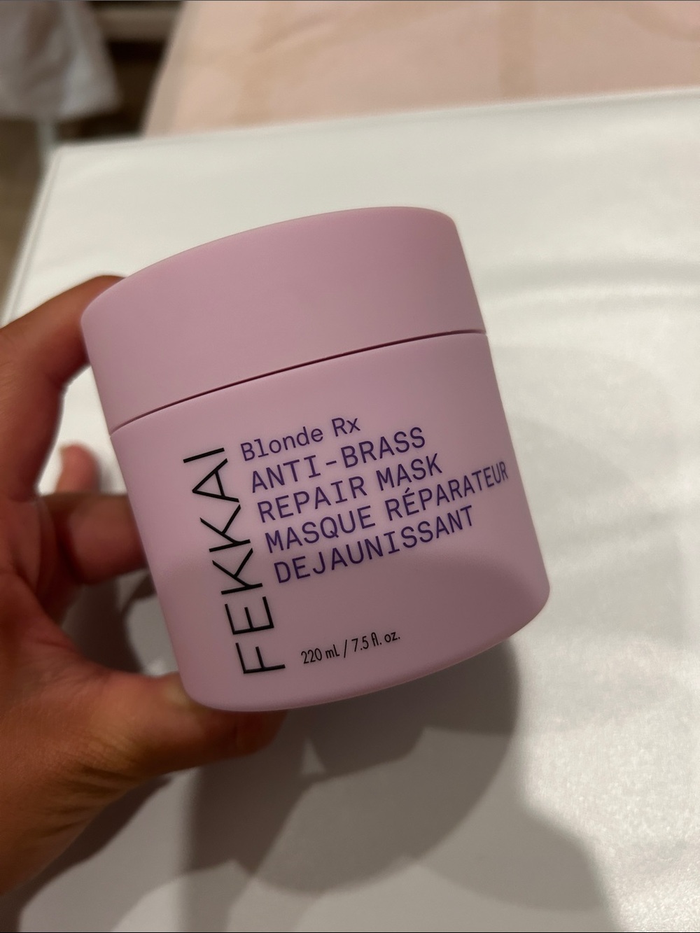 Fekkai Blonde Rx Anti-Brass Repair Mask — Pink